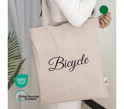 오코텍스 리사이클 베이지컬러 라이트에코백