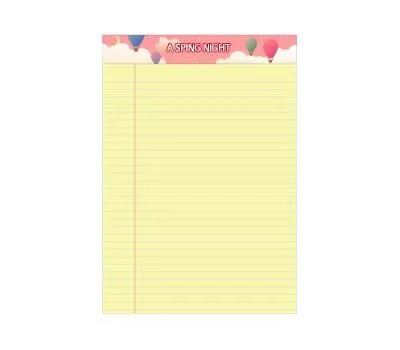 라인 리갈패드 B5 스티커