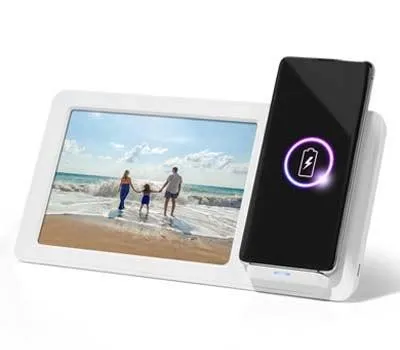 ALIO 액자형+거치대겸용 프레임Qi 고속무선충전기(듀얼코일)
