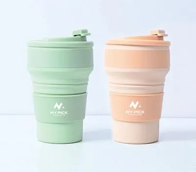 마이픽 접이식 실리콘 텀블러 500ml