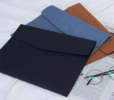 A4파일 케이스 가죽 서류파우치 도큐먼트 똑딱이 가방