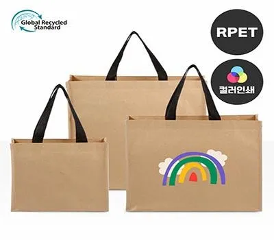 R- PET 부직포가방 크라프트