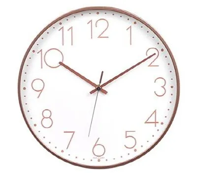 300 로즈골드심플벽시계