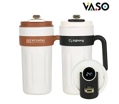 바쏘 믹스 진공 온도계 텀블러 650ml