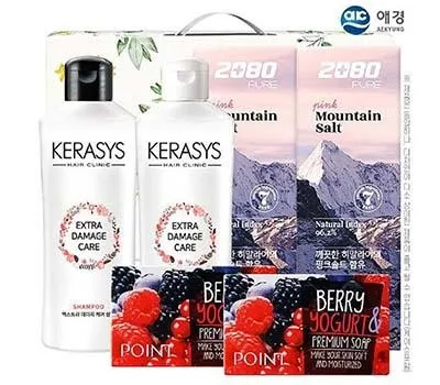 히말라야핑크솔트치약100g2P 샴프린스비누6종선물세트