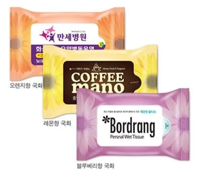 물향기 국화 3종 유광 물티슈