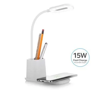 ALIO 2세대 이지멀티라이트2 LED 스탠드+펜꽂이 고속무선충전기