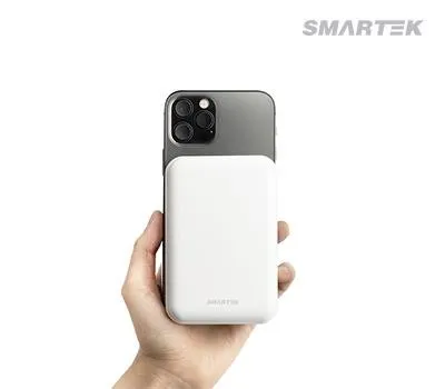 스마텍 15W 유무선 고속충전 마그네틱 보조배터리 10000mAh