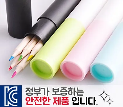 내츄럴 색연필 5p바닐라원통세트