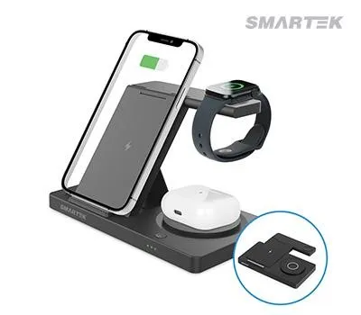 스마텍 접이식 멀티 무선 충전기 MAX 15W